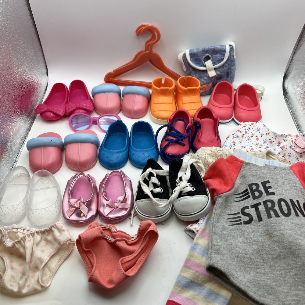 18" Doll Clothes Shoes Accessories Lot-Our Generation,My Life As, American Girl
